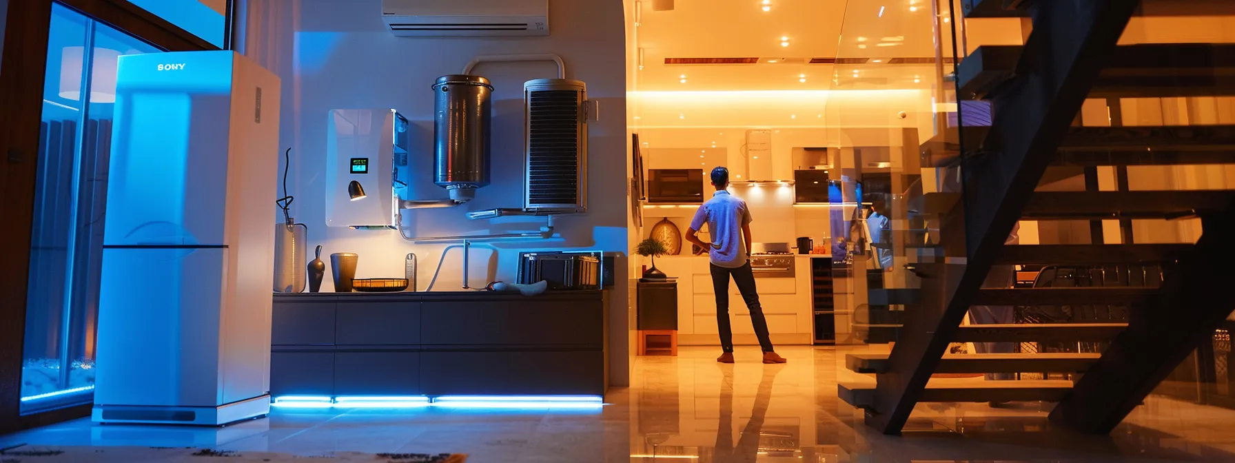 a modern las vegas home interior features a sleek hvac system prominently displayed, with a technician inspecting the unit while various maintenance tools and clean filters are strategically arranged, emphasizing the importance of essential hvac upkeep for optimal home efficiency. a modern las vegas home interior features a sleek hvac system prominently displayed, with a technician inspecting the unit while various maintenance tools and clean filters are strategically arranged, emphasizing the importance of essential hvac upkeep for optimal home efficiency.